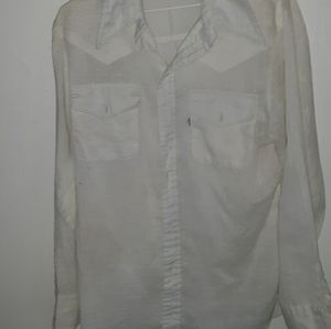 Vintage  mens levi long sleeve shirt